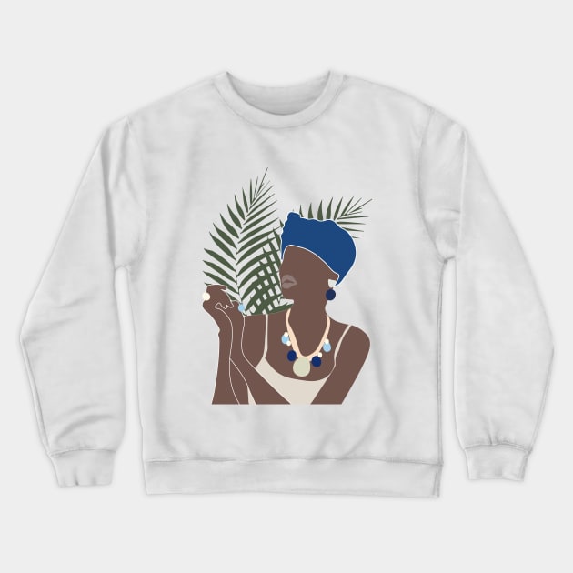 Black beauty Crewneck Sweatshirt by Flow Space